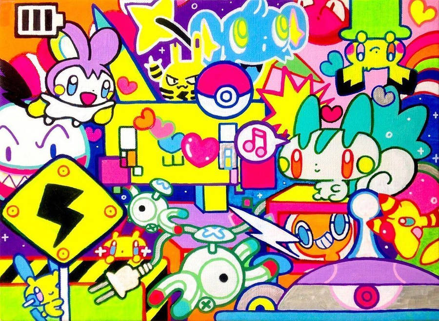 Kidcore Cartoons Aesthetic Wallpaper