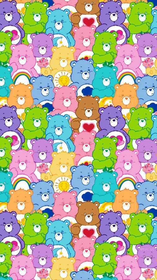 Kidcore Teddy Bear Wallpaper