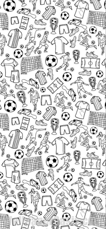 Kids Playing Soccer In An Open Field Wallpaper