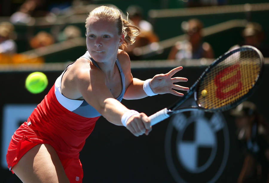 Kiki Bertens In Action Wallpaper