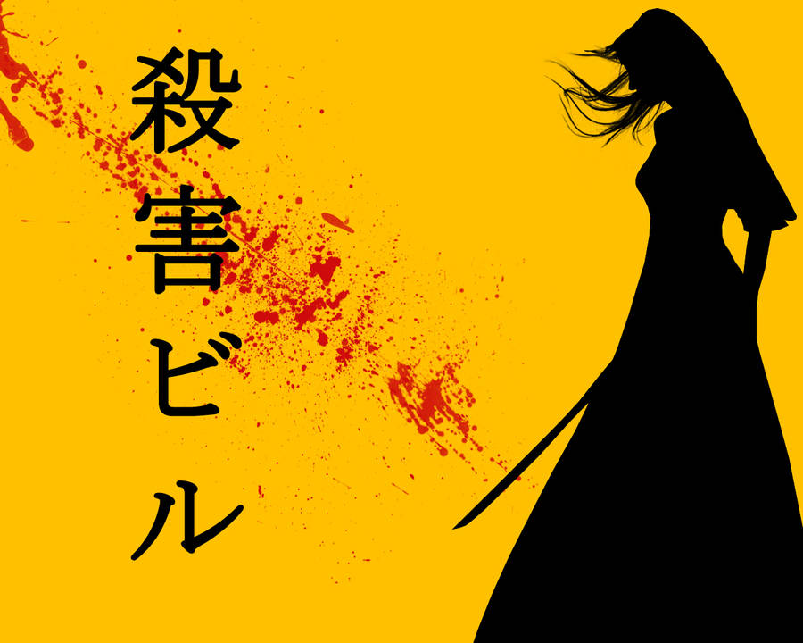 Kill Bill Blood Splatter Poster Wallpaper