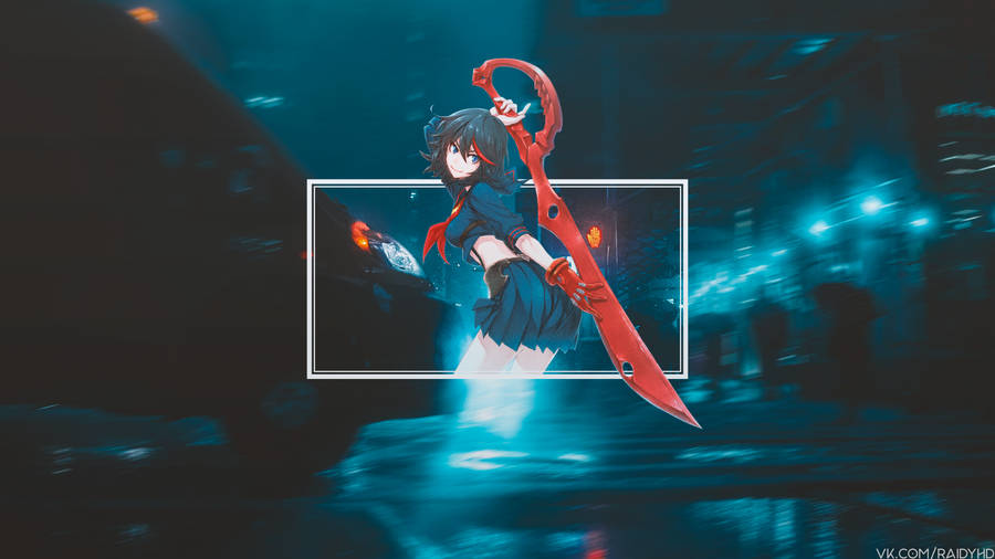 Kill La Kill Ryuko City Lights Wallpaper