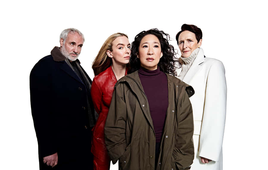 Killing Eve Cast Portrait Wallpaper