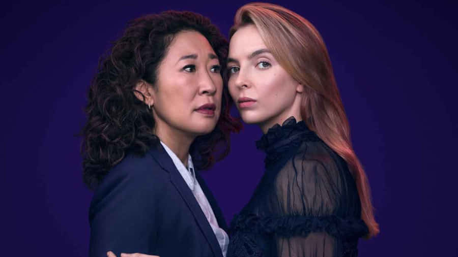 Killing Eve Duo Portrait Wallpaper