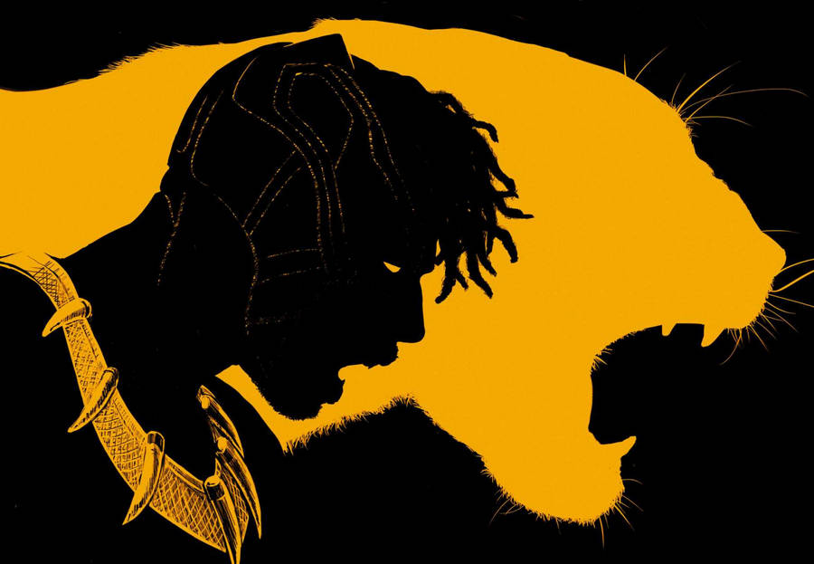 Killmonger Golden Jaguar Wallpaper