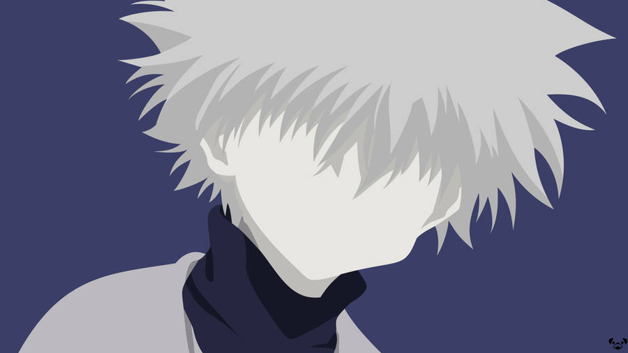 Killua 4k Minimal Vector Art Wallpaper