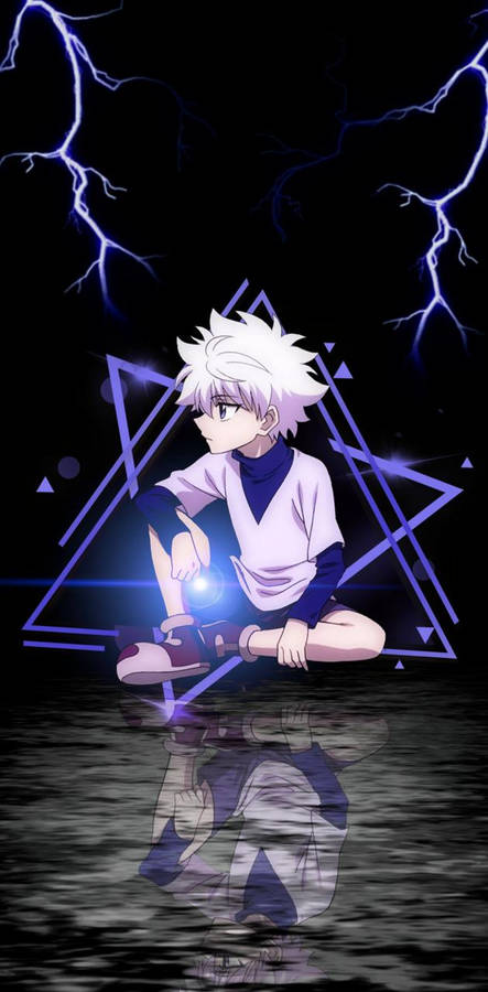 Killua Steals The Show In His Cool Outfit Wallpaper