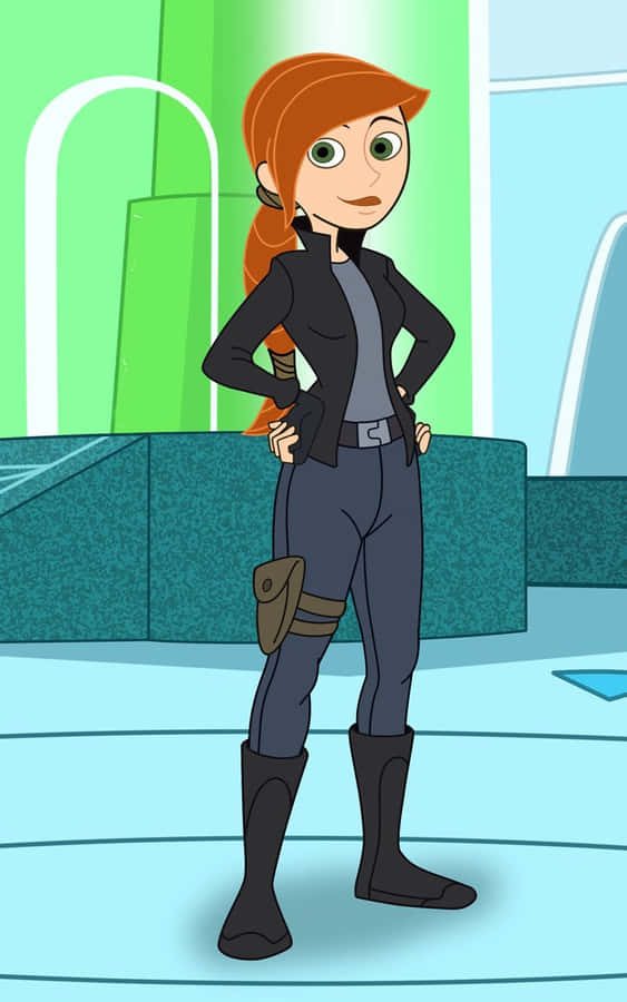 Kim Possible In Action Wallpaper