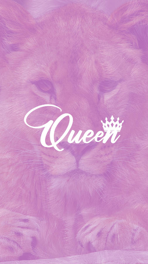 King And Queen Purple Lioness Wallpaper