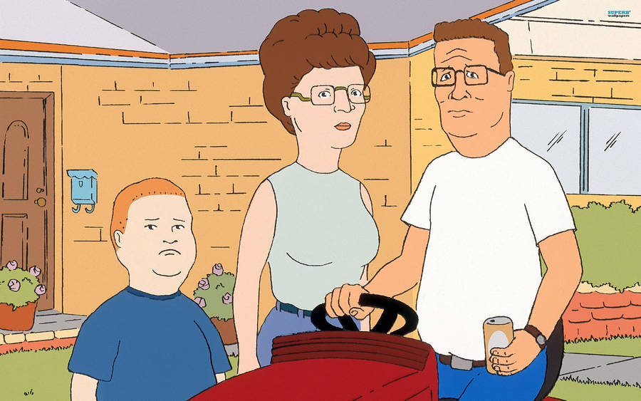 King Of The Hill Family Hank Bobby Peggy Wallpaper