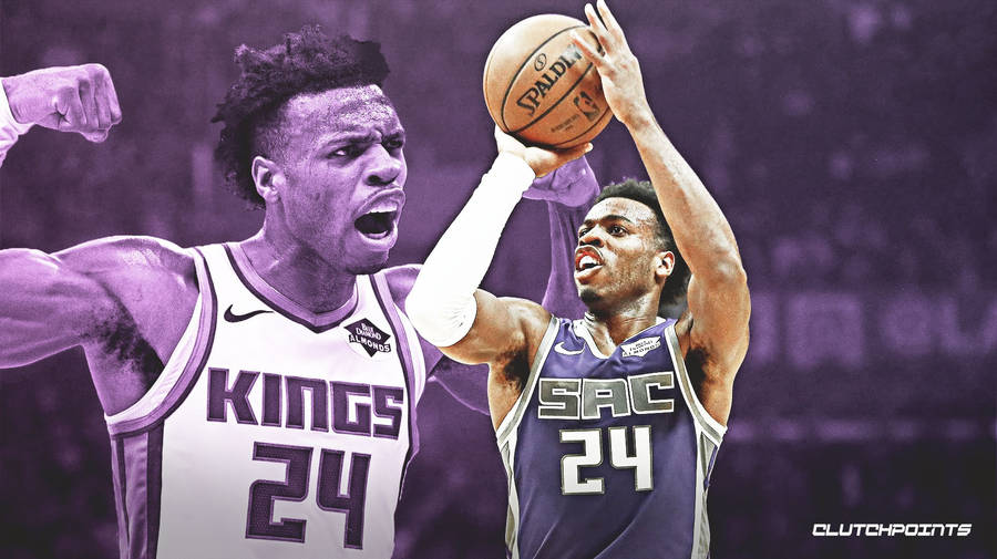 Kings Buddy Hield Purple Aesthetic Wallpaper