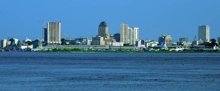 Kinshasa Blue Skies Wallpaper