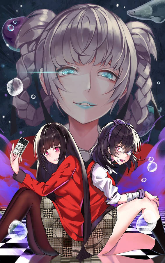 Kirari, Yumeko And Midari Kakegurui Wallpaper