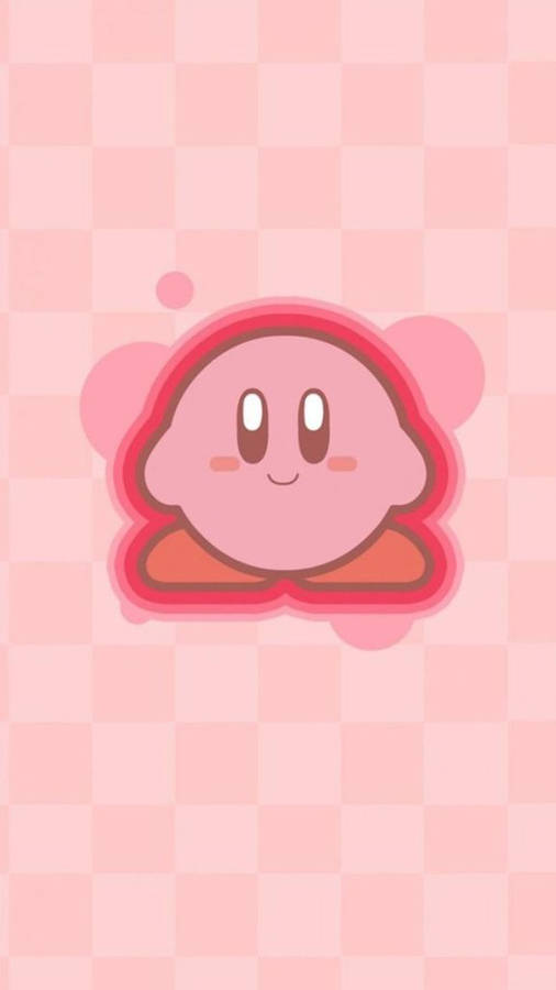 Kirby With A Cute Smile Wallpaper