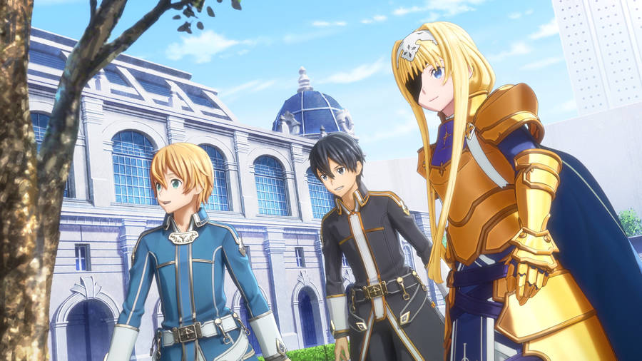 Kirito With Friends Wallpaper