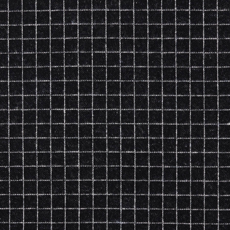 Knitted Black And White Squares Wallpaper