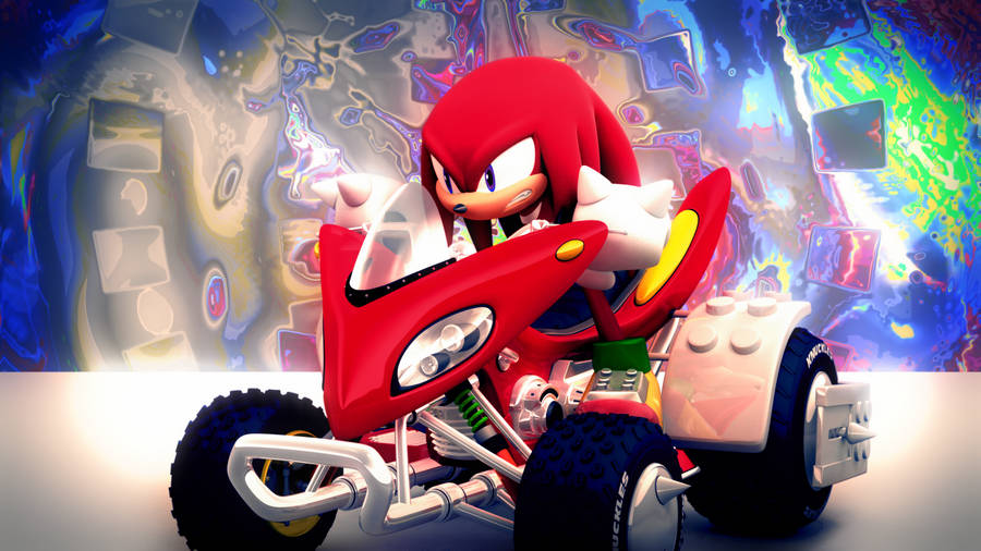 Knuckles The Echidna Land Breaker Wallpaper