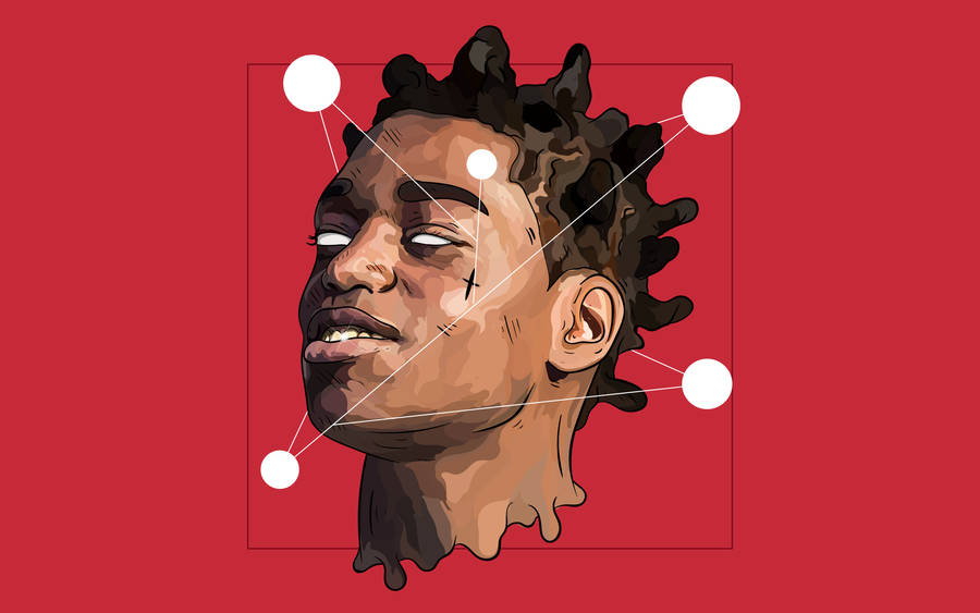 Kodak Black Head Art Wallpaper