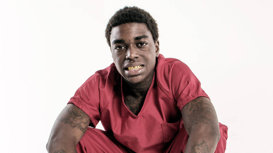 Kodak Black Red Jumpsuit Wallpaper