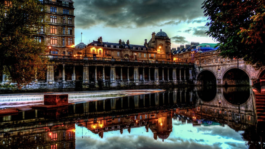 Kolkata Bridge Reflection Wallpaper