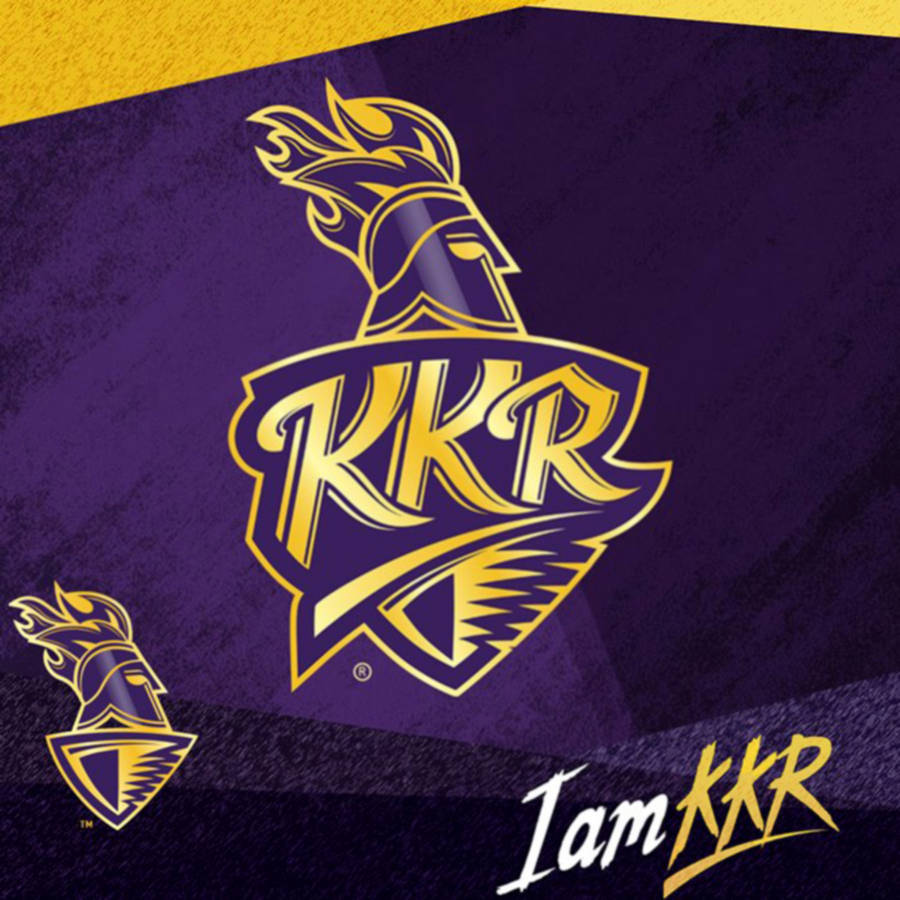 Kolkata Knight Riders Abstract Artwork Wallpaper