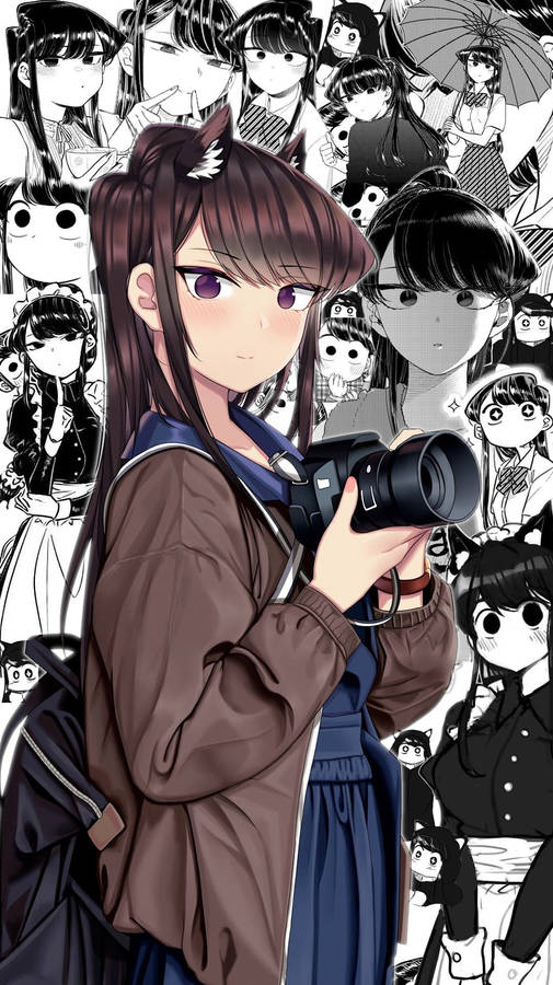 Komi San Itan High School Student Wallpaper