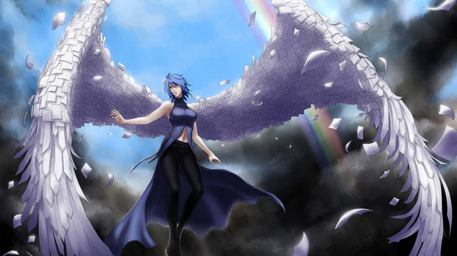 Konan With Paper Wings Wallpaper