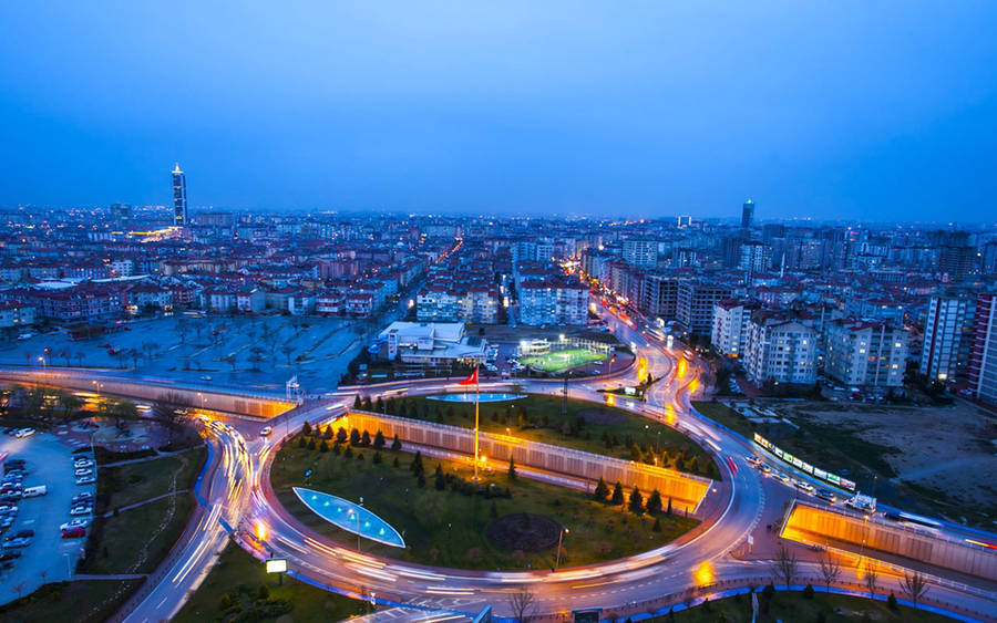 Konya City Time Lapse Wallpaper