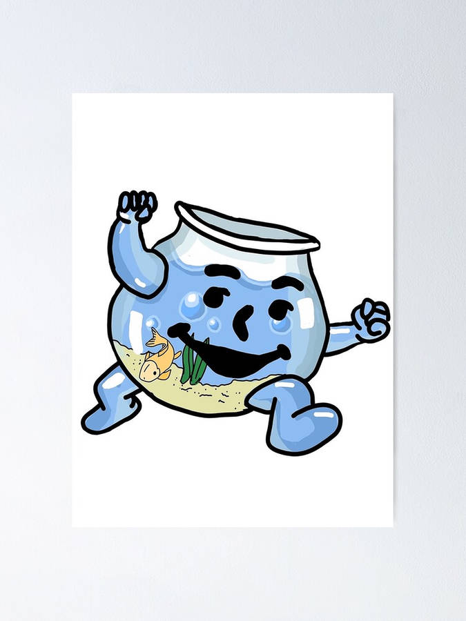 Kool Aid Man Fish Bowl Wallpaper