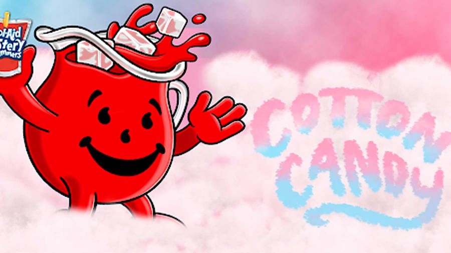 Kool Aid Man Pink Clouds Wallpaper