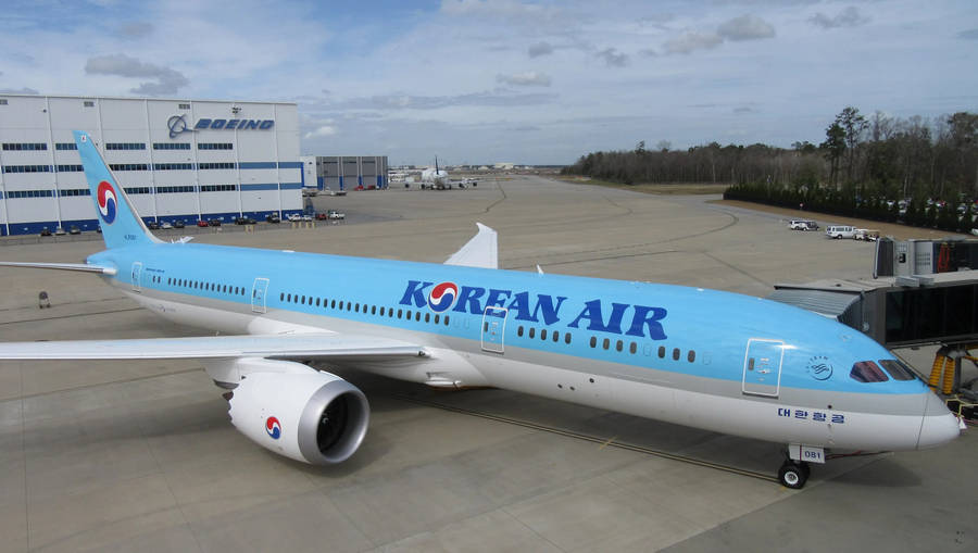 Korean Air Boeing 787-9 Dreamliner Wallpaper