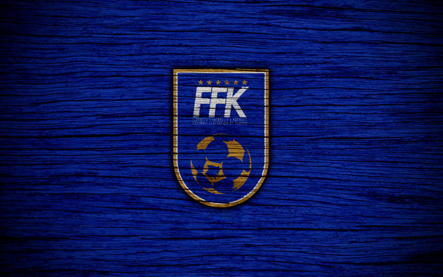 Kosovo Football Federation Flag Wallpaper