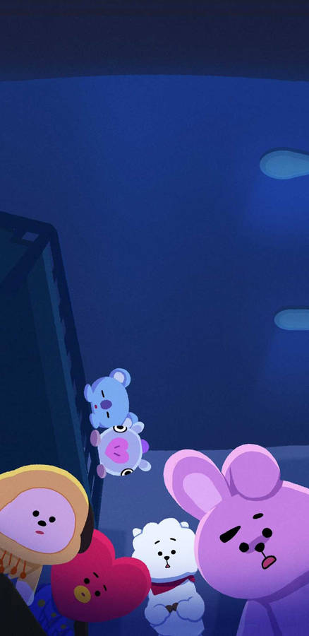 Koya Bt21 And Friends Wallpaper