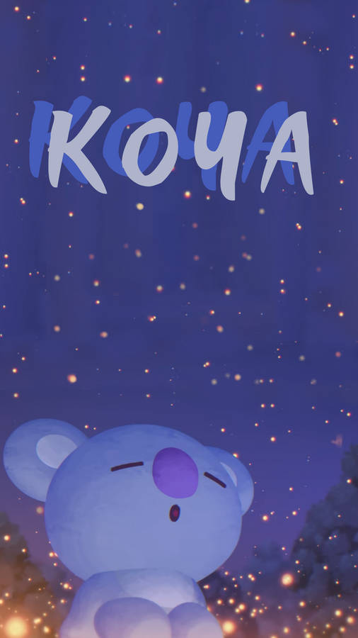 Koya Bt21 Fan Art Wallpaper