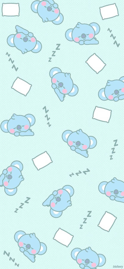 Koya Bt21 Sleeping Wallpaper