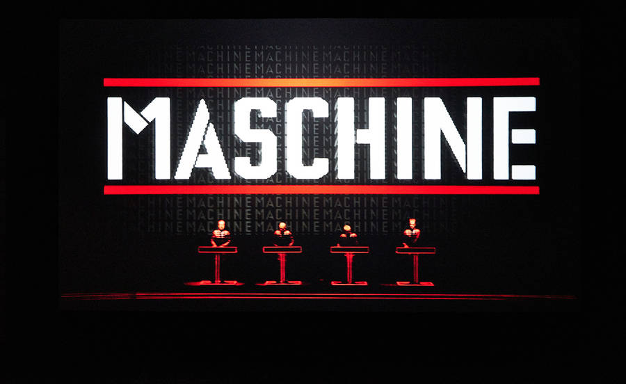 Kraftwerk Maschine Live Performance Wallpaper