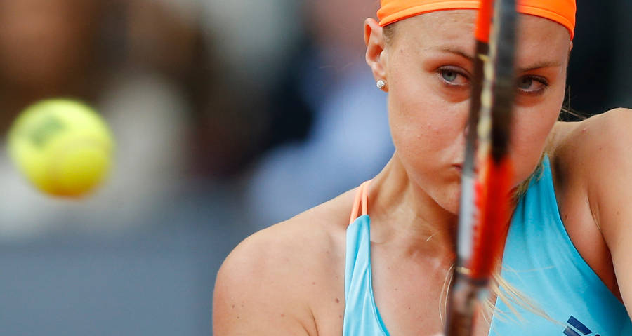 Kristina Mladenovic Aesthetic Sports Photo Wallpaper