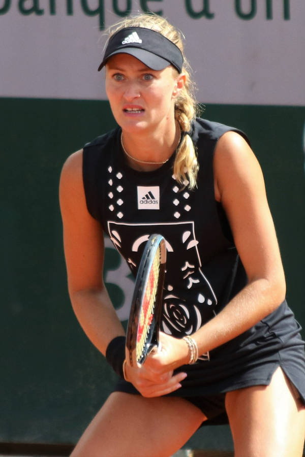 Kristina Mladenovic Looks Terrified Wallpaper