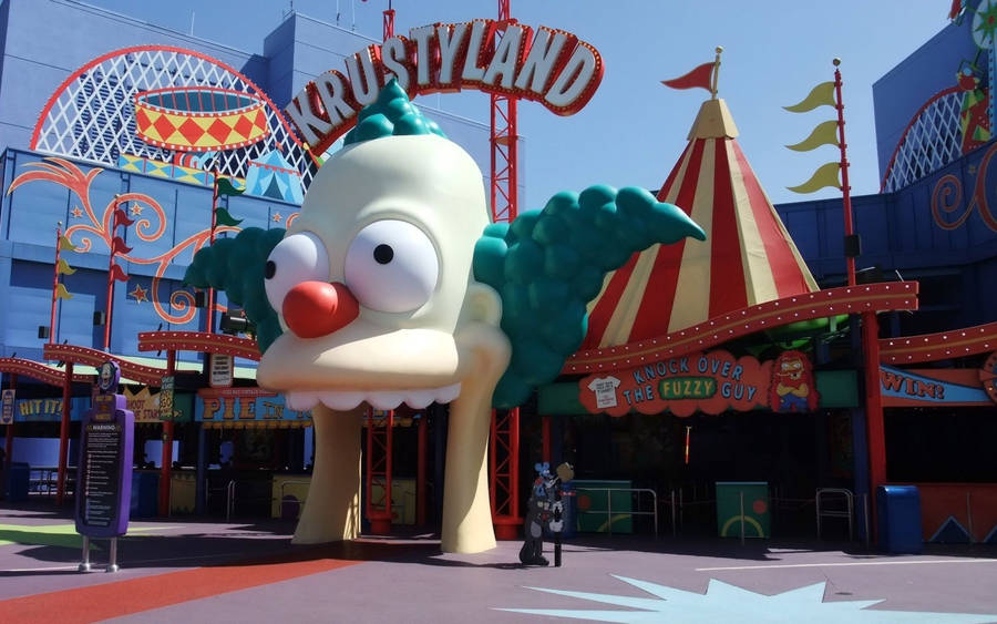 Krustyland Entrance Universal Studios Wallpaper