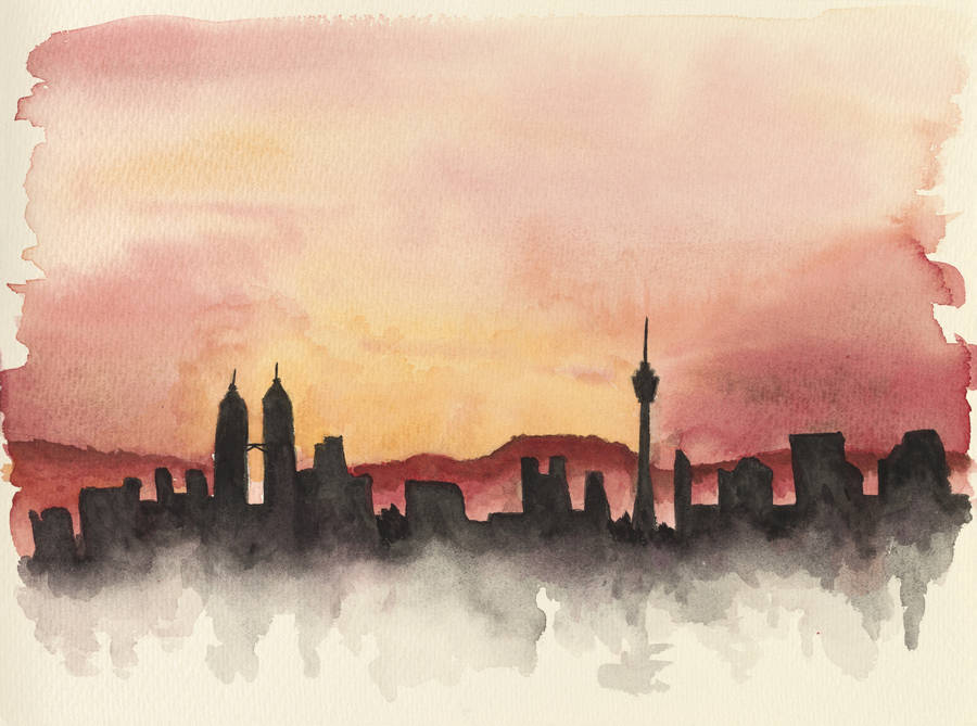 Kuala Lumpur Painting Wallpaper