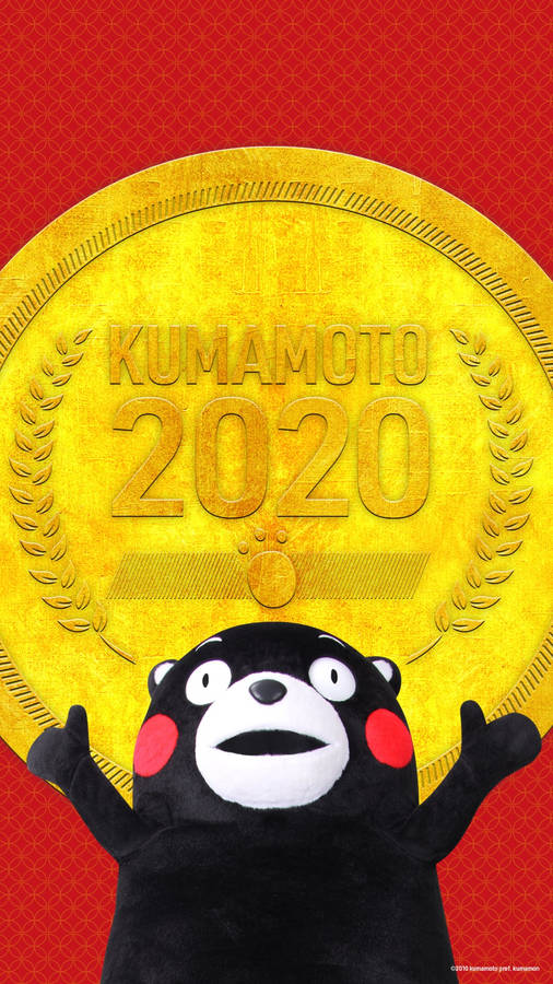 Kumamon Golden Kumamoto Medal Wallpaper