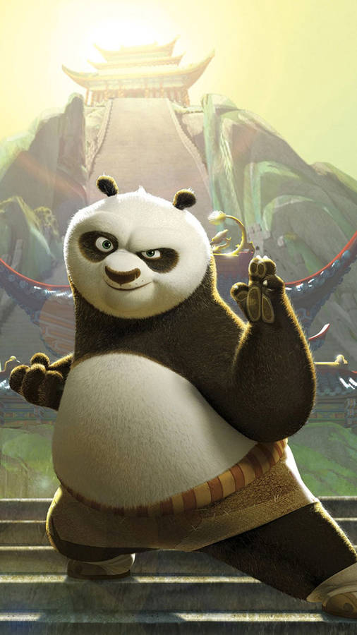 Kung Fu Panda Cartoon Phone Wallpaper