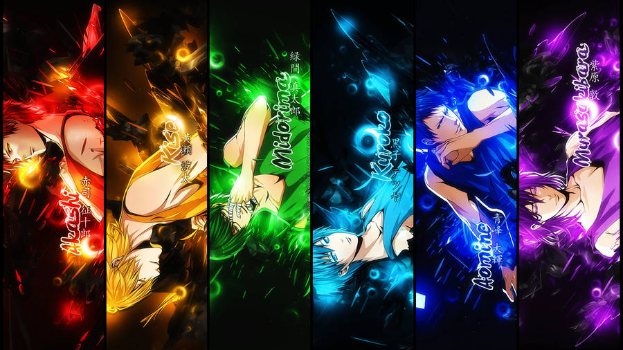 Kuroko And Team Mates Wallpaper