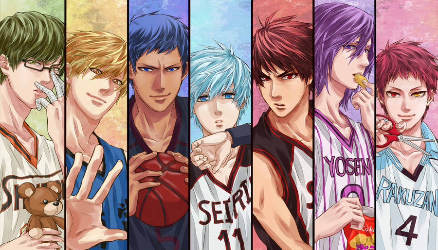 Kuroko Characters Collage Wallpaper