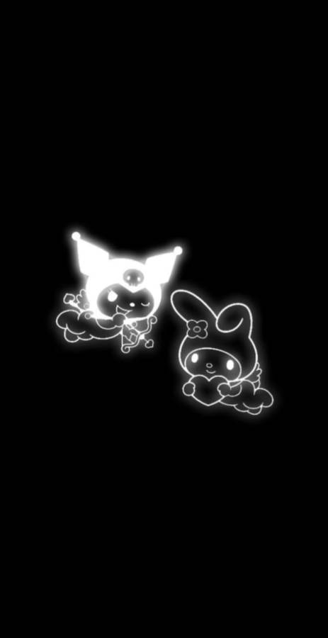 Kuromi And Melody Sanrio Characters Wallpaper