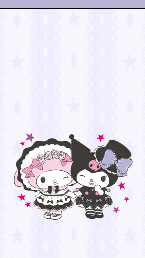 Kuromi Phone: A Stylish Phone For The Fashion-forward. Wallpaper