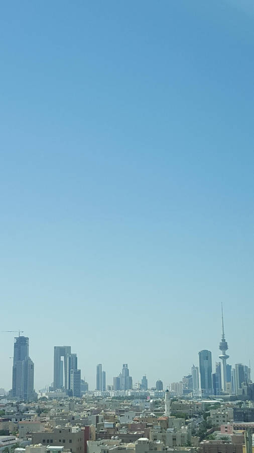 Kuwait Open Blue Sky Wallpaper