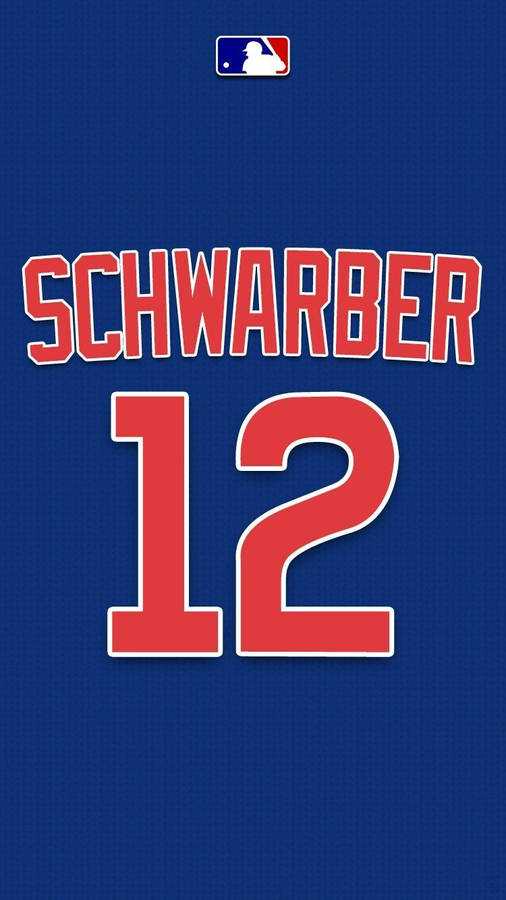 Kyle Schwarber Jersey 12 Wallpaper