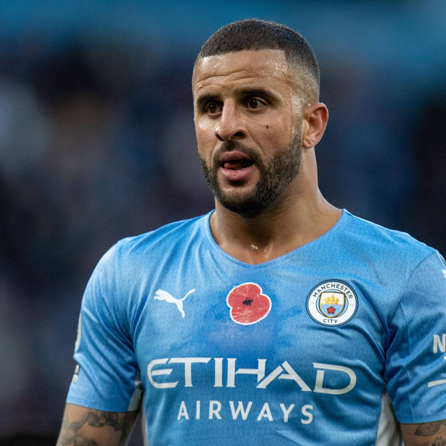 Kyle Walker Serious Face Wallpaper