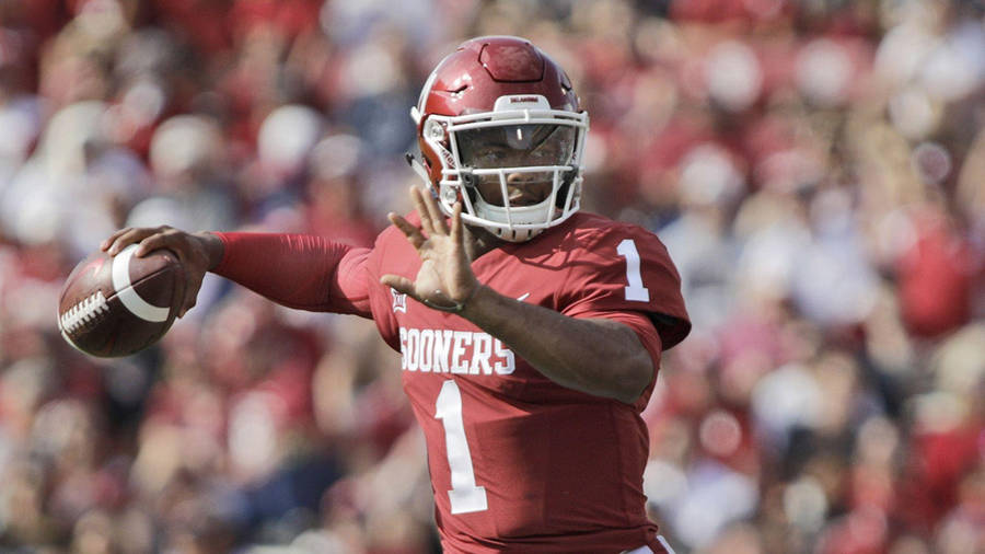 Kyler Murray Hand Up Throw Wallpaper